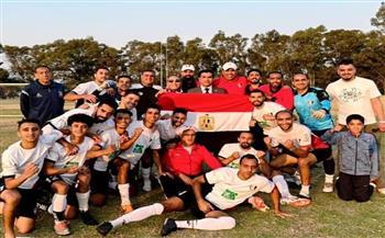 منتخب مصر للميني فوتبول أول المتأهلين لكأس العالم عقب الفوز على الكاميرون 