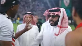 السوبر الأفريقي.. تركي آل الشيخ يهنيء الزمالك بلقب البطولة 