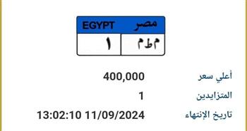   الحصول على لوحات مميزة في مزاد إلكتروني عبر بوابة مرور مصر.. بالرابط والخطوات