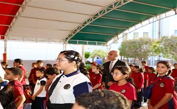 وزير التعليم يجري زيارة لمدرسة النيل الدولية بأكتوبر للاطمئنان على انتظام العملية التعليمية