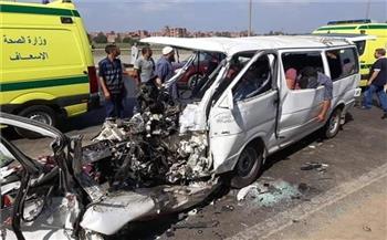العناية الإلهية تنقذ 4 أشخاص من الموت المحقق أعلى الطريق الصحراوي