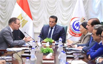   وزير الصحة يستقبل الممثل المقيم ومدير مكتب برنامج الأغذية العالمي في مصر