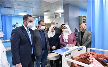   نائب وزير الصحة يوصي برفع كفاءة مستشفي القنايات المركزى ويوجه وتوفير جهاز سونار