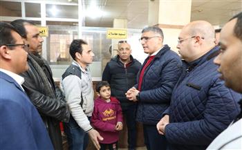 محافظ الجيزة يوجه بسرعة إنهاء أعمال كوبري مزلقان أبو النمرس لتشغيله تجريبيًا