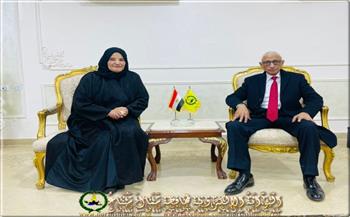 محافظ شمال سيناء يستقبل النائبة عايدة السواركة 