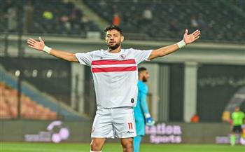 مصطفى شلبي يتقدم بهدف للزمالك في مرمى إنيمبا بالكونفدرالية