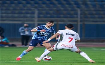 التعادل السلبي سيد الموقف فى مواجهة الزمالك وبيراميدز في الشوط الاول 