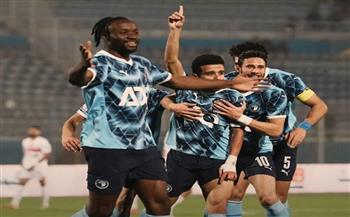 فيستون ماييلي يخطف هدف التقدم لبيراميدز على الزمالك 