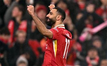 محمد صلاح يتقدم لليفربول على اليونايتد في ديربي الشمال الإنجليزي