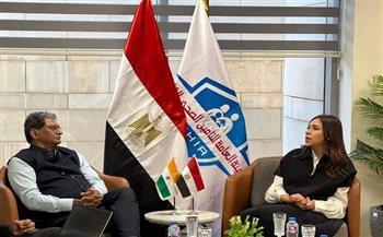 الهيئة العامة للتأمين الصحي الشامل تبحث مع السفير الهندي سبل الاستفادة من التجربة الهندية 