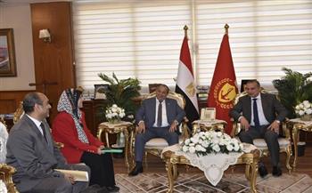 محافظ بورسعيد يستقبل رئيس مجلس إدارة صندوق التنمية الحضرية لمناقشة سبل تعزيز التعاون بين الجانبين 
