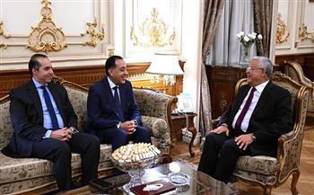 بحضور وزير الشؤون النيابية.. رئيس مجلس النواب يستقبل رئيس الوزراء 