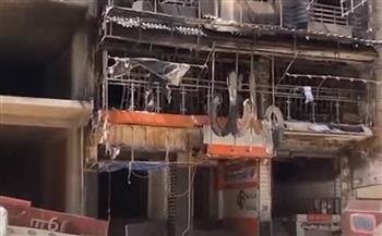 اندلع فجرًا والتهم محل ملابس وأحذية.. ننشر أسماء ضحايا حريق عقار فيصل 