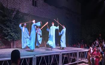المسرح المتنقل يواصل فعالياته بقرية نزلة أسطال بالمنيا