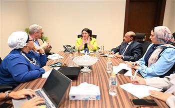 نائبة وزيرة التضامن تلتقي مدير مشروع تكافؤ الفرص والتنمية الاجتماعية بالوكالة الألمانية للتعاون الدولي