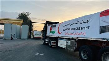 عقب "اتفاق شرم الشيخ".. المساعدات المصرية ترافق عودة النازحين إلى شمال غزة   