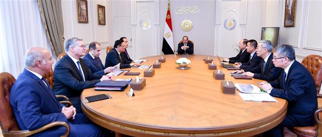الرئيس السيسي يؤكد حرص مصر على توطيد التعاون الاقتصادي والاستثماري مع الصين