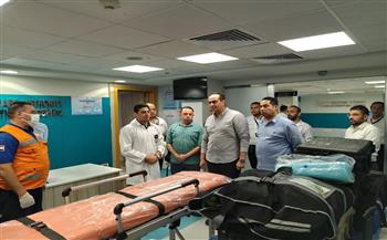 خطة التأمين الطبي لقمة شرم الشيخ للسلام.. جولة لـ"السبكي" بجنوب سيناء