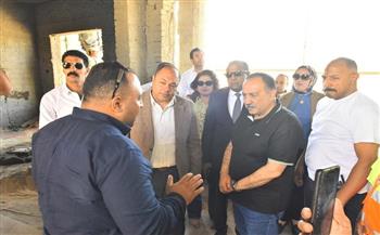 رئيس هيئة تنمية الصعيد ومحافظ أسيوط يجريان جولة ميدانية موسعة لمتابعة المشروعات التنموية