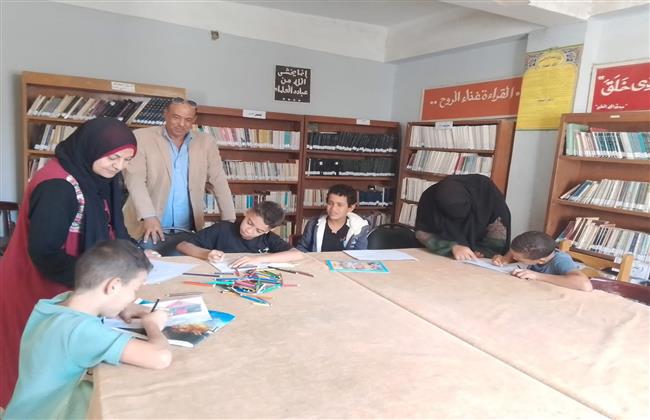 قصر ثقافة الفيوم ينظم ورشة رسم حر للأطفال