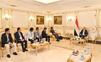 وزير الري يلتقى وكيل وزارة الموارد المائية الهندى ضمن فعاليات "إسبوع القاهرة الثامن للمياه"