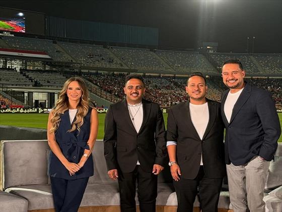 نجوم الفن يشجعون المنتخب في تصفيات كأس العالم من المدرجات والاستوديو التحليلي| صور