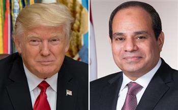 الرئيس السيسي يتلقى اتصالا من ترامب.. ماذا دار؟