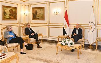 وزير الري يلتقي المبعوث الفنلندى للمياه ضمن فعاليات "إسبوع القاهرة الثامن للمياه"