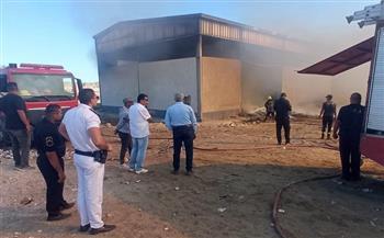 الأجهزة الأمنية والتنفيذية ببورسعيد تنجح في السيطرة على حريق بمخزنين للمخلفات بحي الزهور