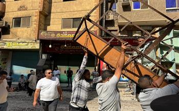 محافظة الجيزة تبدأ أعمال تطوير ورفع كفاءة شارع الدكتور لاشين بحي الهرم تمهيدًا للرصف 