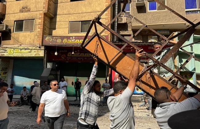 محافظة الجيزة تبدأ أعمال تطوير ورفع كفاءة شارع الدكتور لاشين بحي الهرم تمهيدًا للرصف 