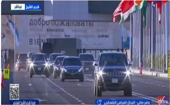  الرئيس السيسي يتوجه إلى مطار شرم الشيخ لاستقبال ترامب