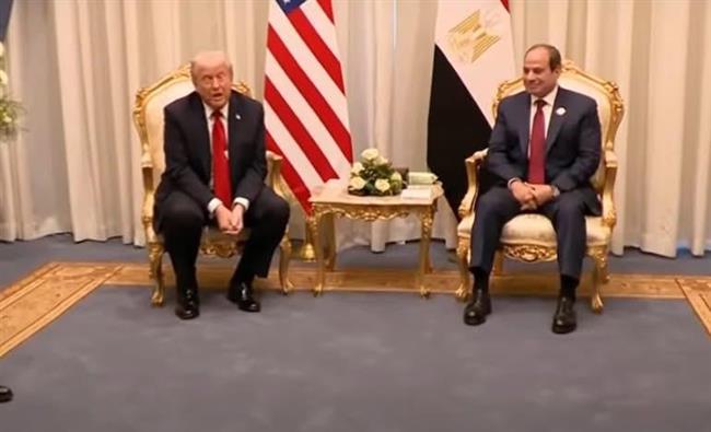 ترامب: أود انضمام الرئيس السيسي لمجلس السلام لإدارة غزة