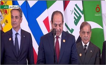 الرئيس السيسي: جرى التوصل لاتفاق شرم الشيخ لإيقاف حرب غزة