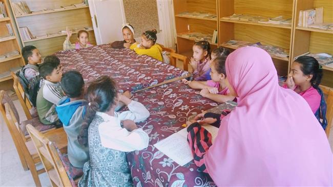 ثقافة المعابدة تروي تفاصيل"قصص أكتوبر المجيد" في ورشة حكي للأطفال 