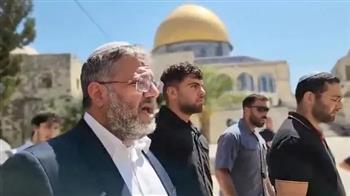 بن جفير يقتحم المسجد الأقصى المبارك في آخر أيام عيد العرش
