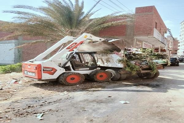جهود الوحدة المحلية لمركز ومدينة ناصر في ملفات النظافة ورفع الإشغالات والرقابة التموينية