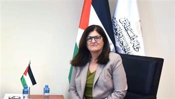 وزيرة الخارجية الفلسطينية تشيد بالجهود العربية للوصول إلى وقف إطلاق النار في غزة
