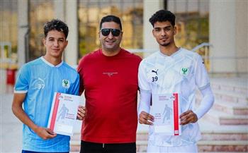 المصري يجدد تعاقده مع الثنائي الشاب أحمد وهب وأحمد شرف لخمسة مواسم مقبلة