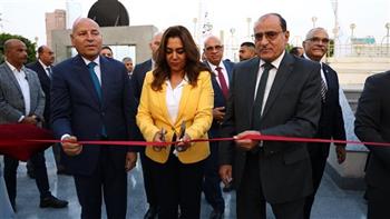 وزيرة التنمية المحلية ومستشار رئيس الجمهورية ومحافظ القاهرة يفتتحون أعمال تطوير "حديقة المسلة" التراثية 