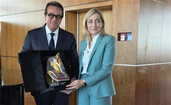 وزير الصحة يبحث مع وزيرة الصحة الألمانية تعزيز التعاون المشترك