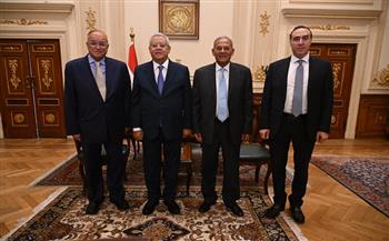 المستشار حنفي جبالي يستقبل رئيس المجلس القومي لحقوق الإنسان