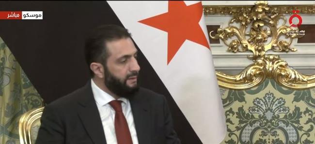 الشرع: نعمل على إعادة تعريف طبيعة العلاقات مع روسيا