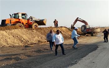 السكرتير العام المساعد يُشرف على الإجراءات المُنفذة حيال تضرر جزئي بالطريق الصحراوي الغربي