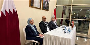وزير العمل يلتقي ممثلي الجالية المصرية في قطر.. ويستمع إلى استفساراتهم