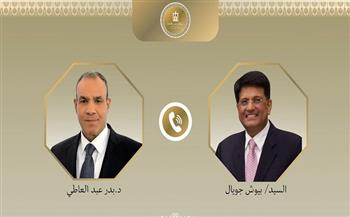 وزير الخارجية يبحث مع وزير التجارة والصناعة الهندي مضاعفة الاستثمارات في مصر