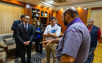 الأمين العام المساعد للأمم المتحدة يزور المنظمة الكشفية العربية بالقاهرة