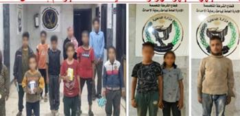 القبض على رجل و3 سيدات يستغلون الأطفال في أعمال التسول بالجيزة