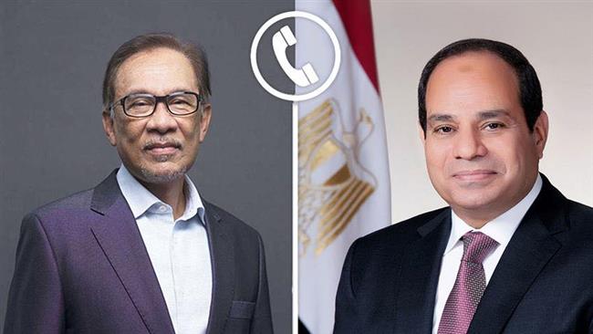 رئيس وزراء ماليزيا يهنئ الرئيس السيسي على نجاح مصر في وقف حرب غزة 