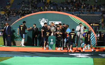 السوبر الأفريقى.. فرحة طاغية من لاعبي بيراميدز بعد التتويج باللقب 